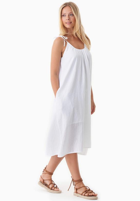 Dress Muslin White from Shop Like You Give a Damn