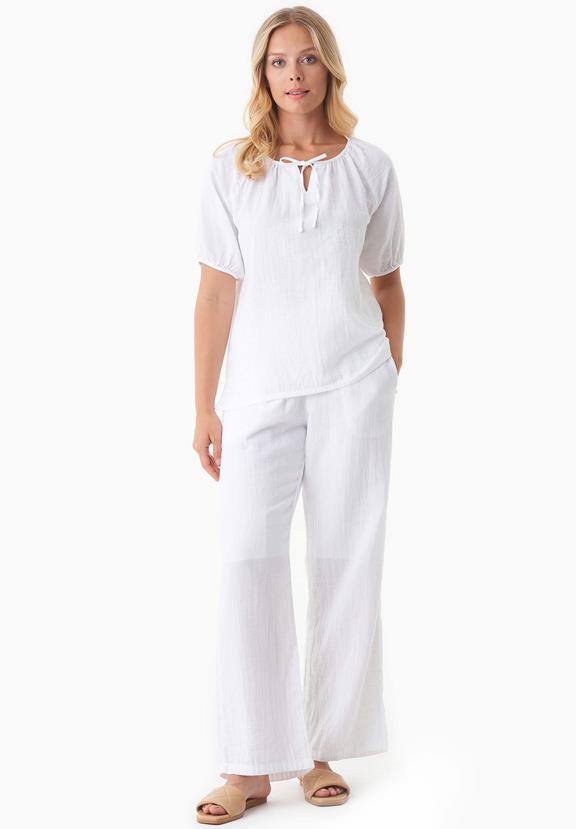 Pants Muslin White from Shop Like You Give a Damn