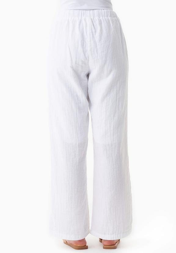 Pants Muslin White from Shop Like You Give a Damn