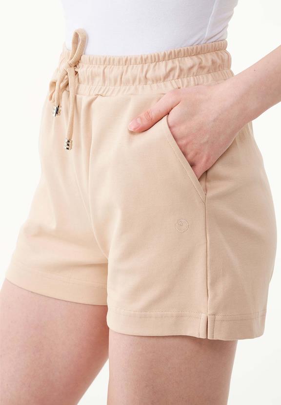 Sweatshorts Lightweight Soft Beige from Shop Like You Give a Damn