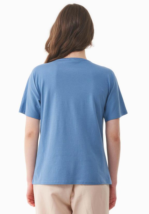 T-Shirt Coronet Blauw from Shop Like You Give a Damn