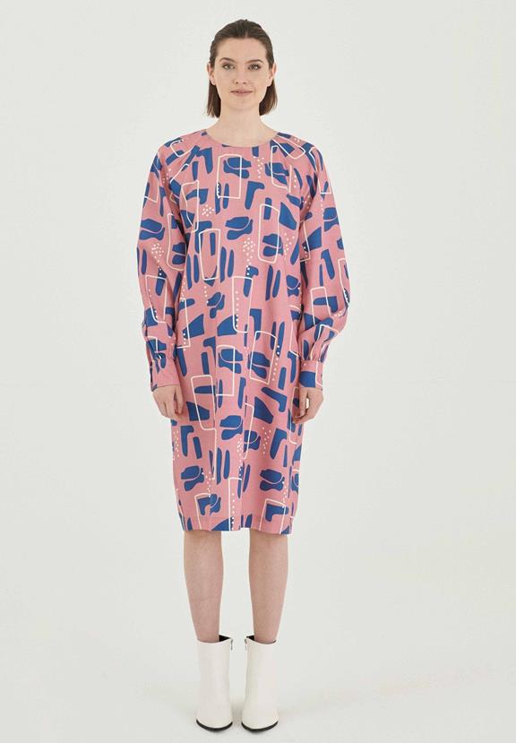 Dress With All-Over Print Rose Wine Graphic from Shop Like You Give a Damn