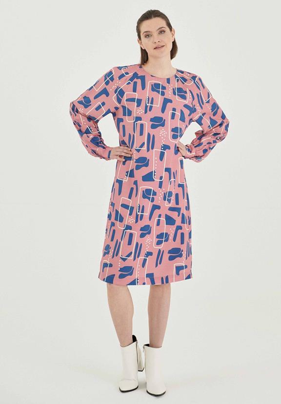 Dress With All-Over Print Rose Wine Graphic from Shop Like You Give a Damn