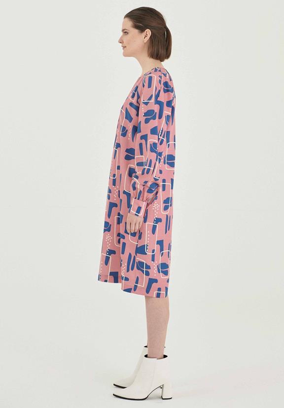 Dress With All-Over Print Rose Wine Graphic from Shop Like You Give a Damn