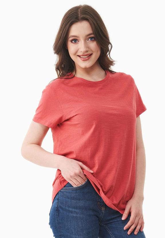 T-Shirt Basic Radiant Red from Shop Like You Give a Damn