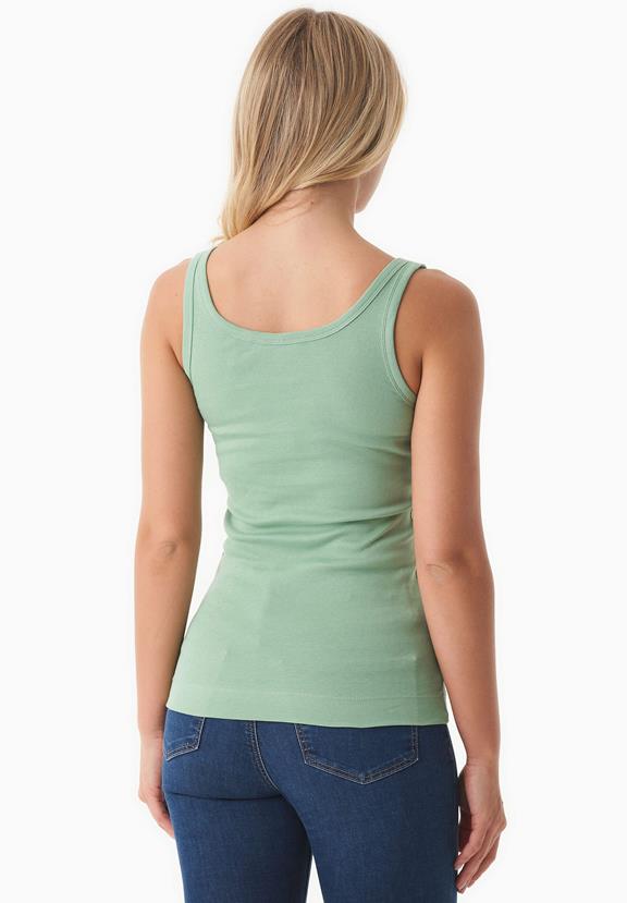 Ribbed Top Basic Matcha Green from Shop Like You Give a Damn