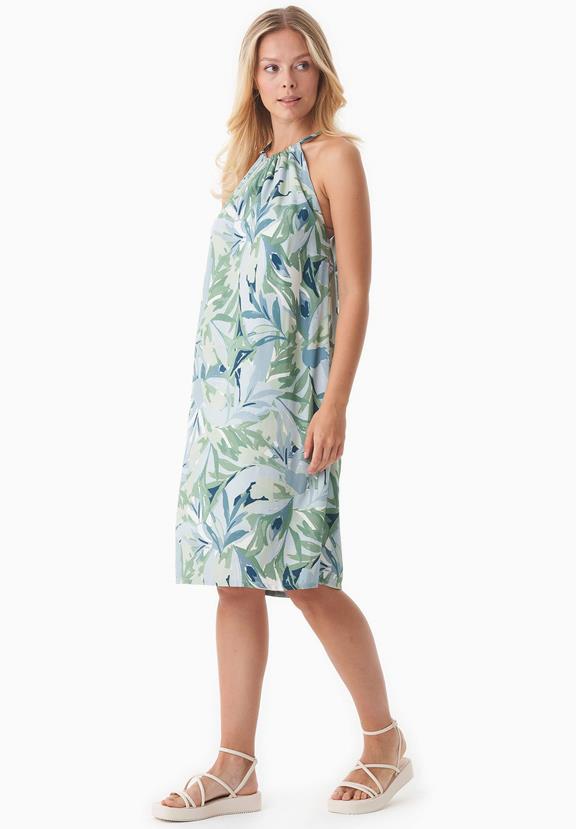 Dress Halterneck With Leaf Pattern Abstract Leaf from Shop Like You Give a Damn