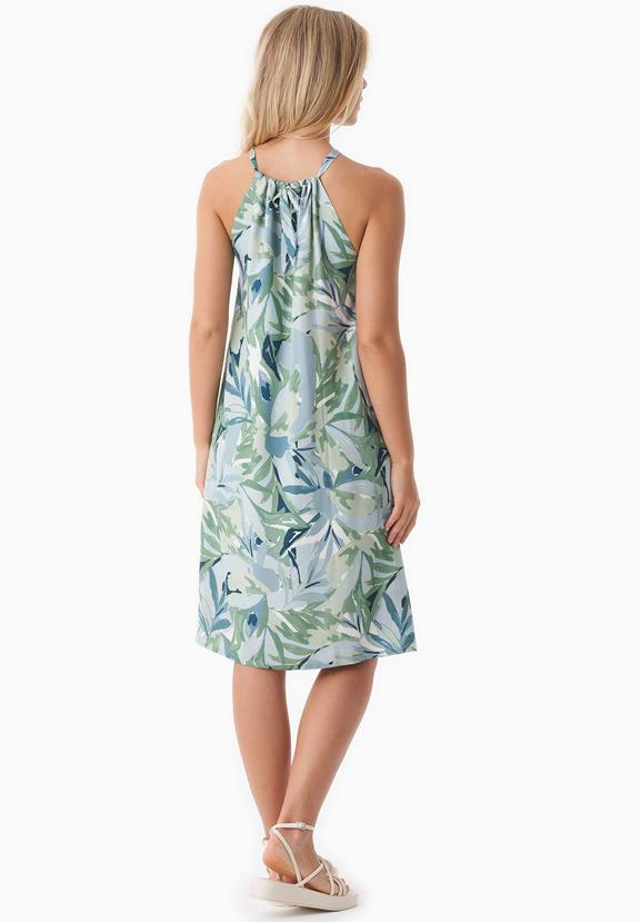 Dress Halterneck With Leaf Pattern Abstract Leaf from Shop Like You Give a Damn