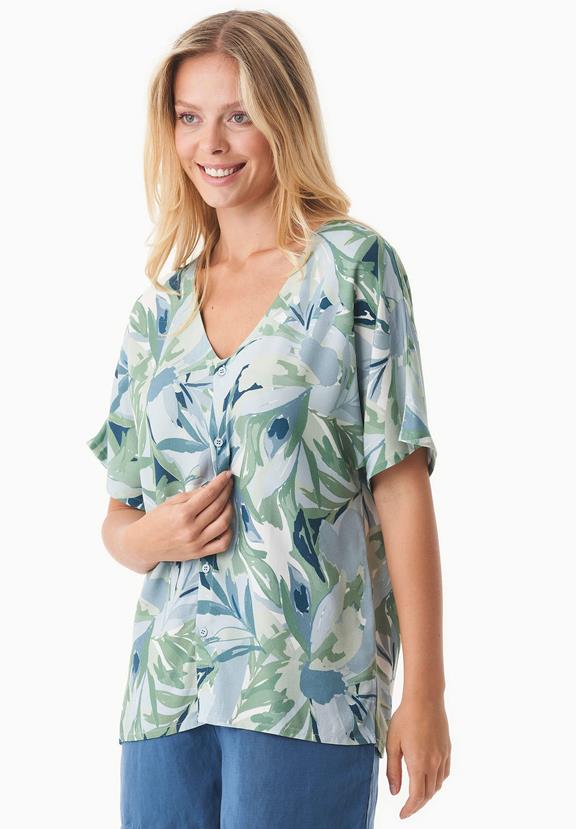 Blouse With Leaf Pattern Abstract Leaf from Shop Like You Give a Damn