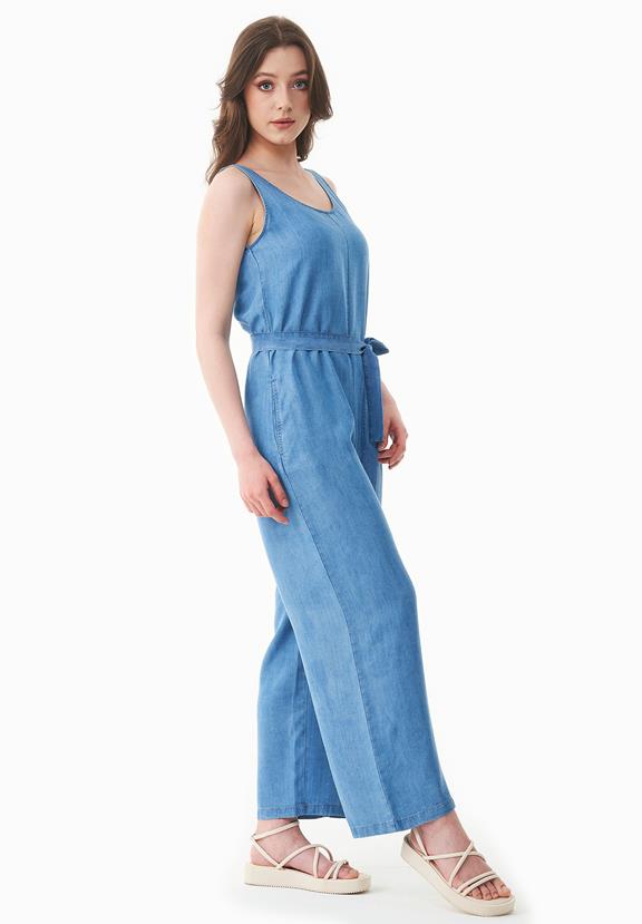 Jumpsuit Denimlook Lichtblauw from Shop Like You Give a Damn