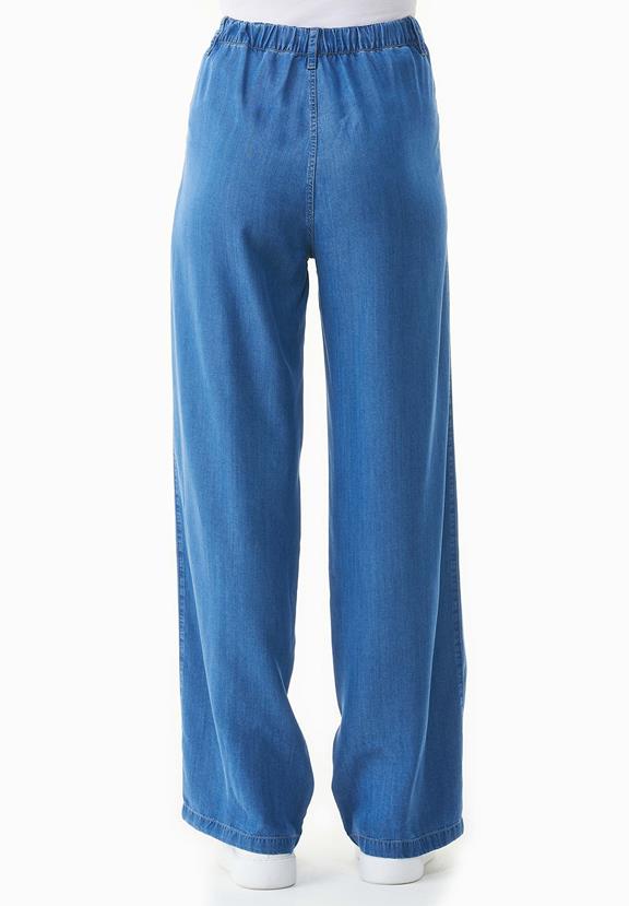 Trousers A Denim Look Blue from Shop Like You Give a Damn