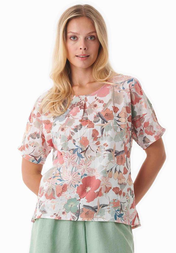 Voile Blouse With Floral Pattern via Shop Like You Give a Damn