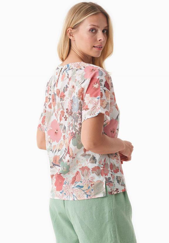 Voile Blouse With Floral Pattern from Shop Like You Give a Damn