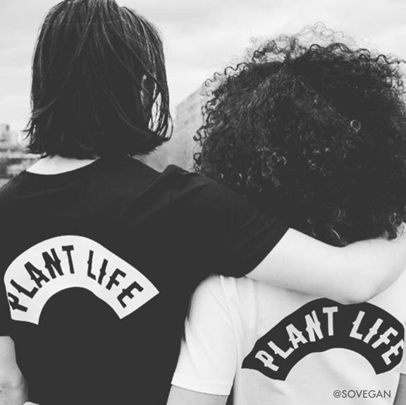 T-Shirt Plant Life Classic Black 1
