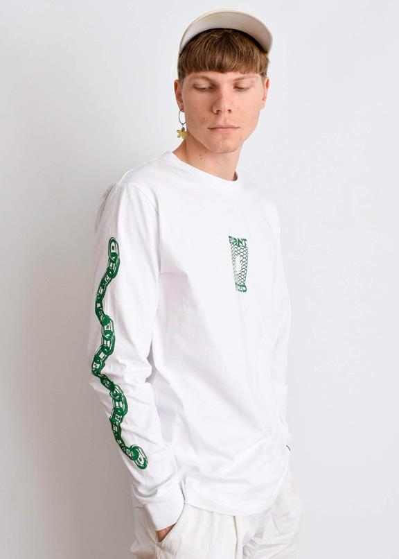 T-Shirt Long Sleeve Make The Connection White 8