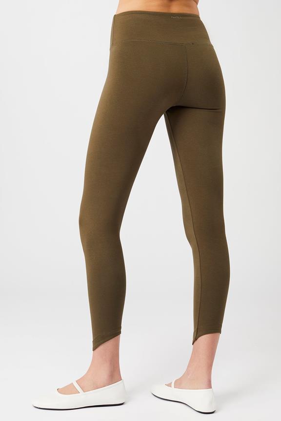 Cropped  Legging Waveline Jungle Green from Shop Like You Give a Damn