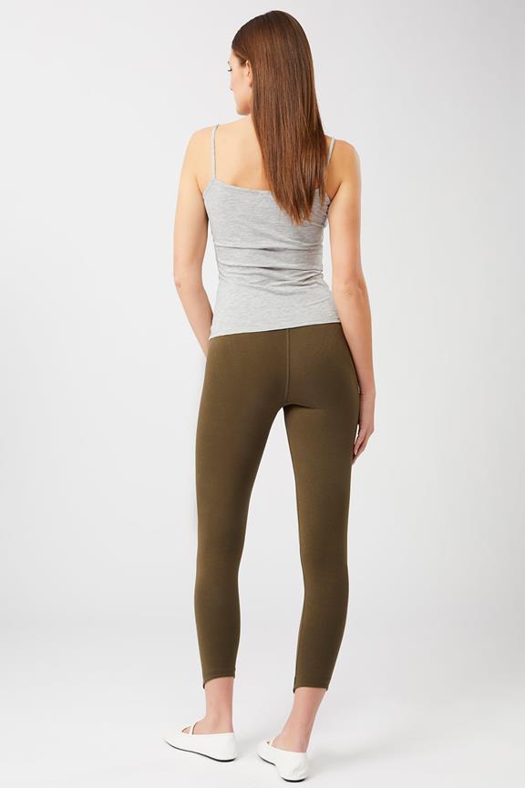 Cropped  Legging Waveline Jungle Green from Shop Like You Give a Damn