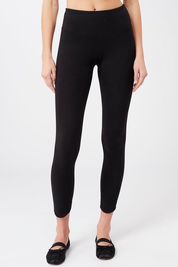 Cropped Legging Waveline Black from Shop Like You Give a Damn