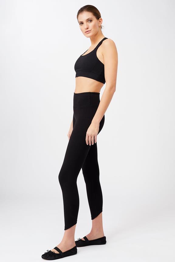 Cropped Legging Waveline Black from Shop Like You Give a Damn