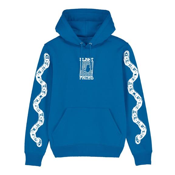 Hoodie Make The Connection Blauw 1