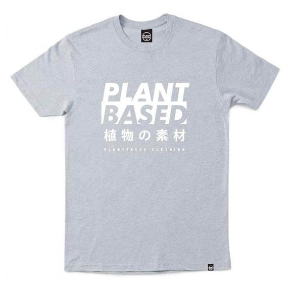 T-Shirt Plant Based Kanji Grau 2