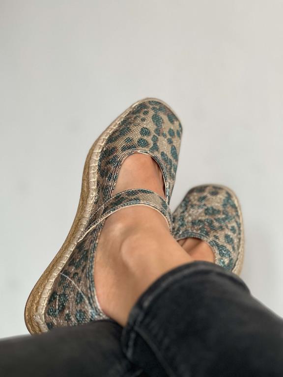 Flats Leopard Blue from Shop Like You Give a Damn