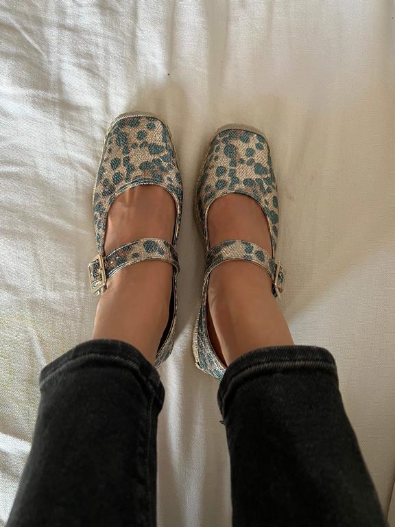 Flats Leopard Blue from Shop Like You Give a Damn