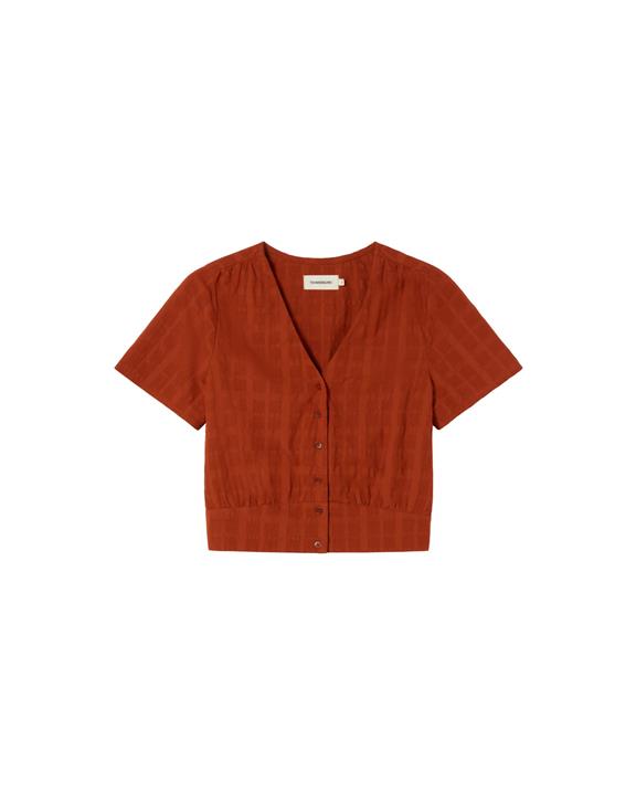 Blouse Celina Rood Geruit from Shop Like You Give a Damn