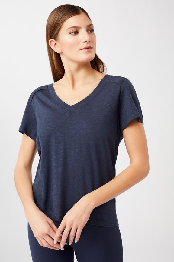 T-Shirt The New V-Neck Sapphire from Shop Like You Give a Damn