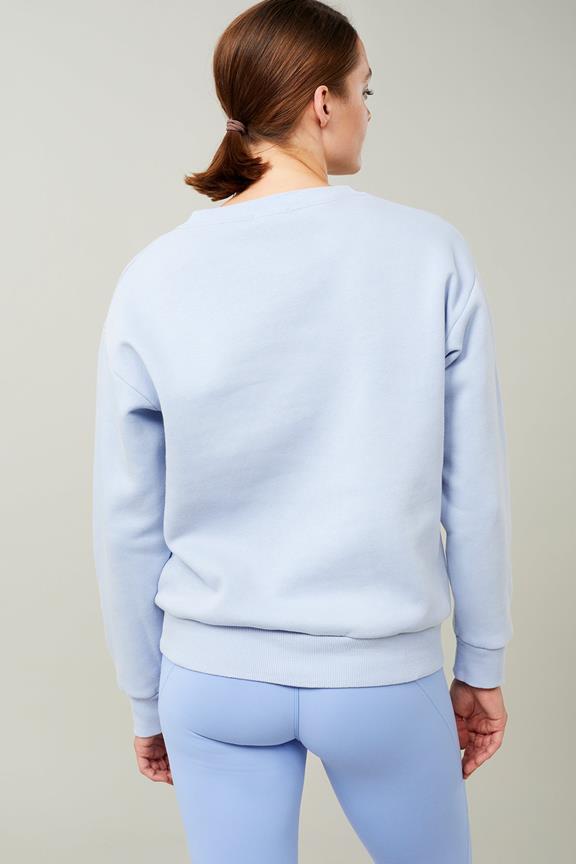 Practice Happiness Sweater Sky Blue from Shop Like You Give a Damn