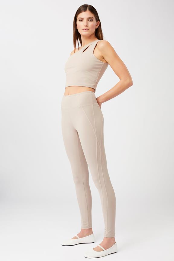 Leggings Miami Satin Beige from Shop Like You Give a Damn