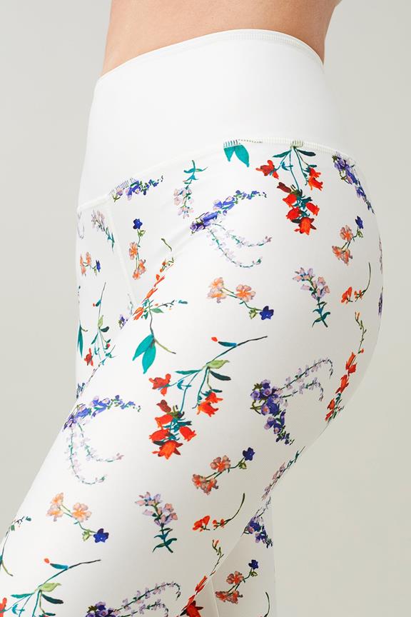 Legging Bedrukt Milles Fleurs Wit from Shop Like You Give a Damn