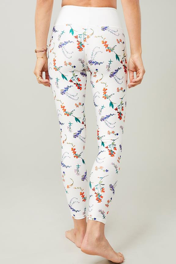 Legging Bedrukt Milles Fleurs Wit from Shop Like You Give a Damn