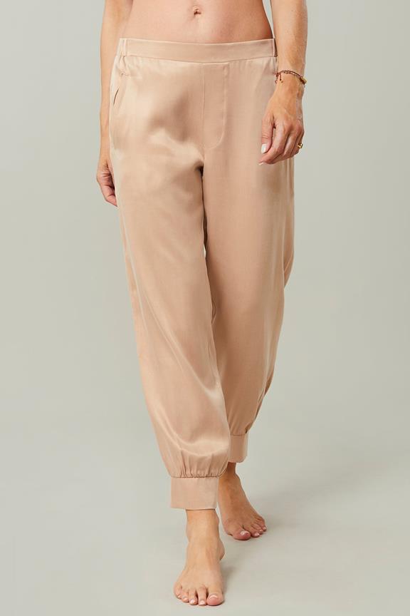 Pants Vegan Silk Rose Gold via Shop Like You Give a Damn