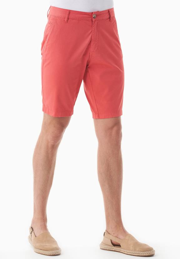 Slim-Fit Shorts Stralend Rood from Shop Like You Give a Damn