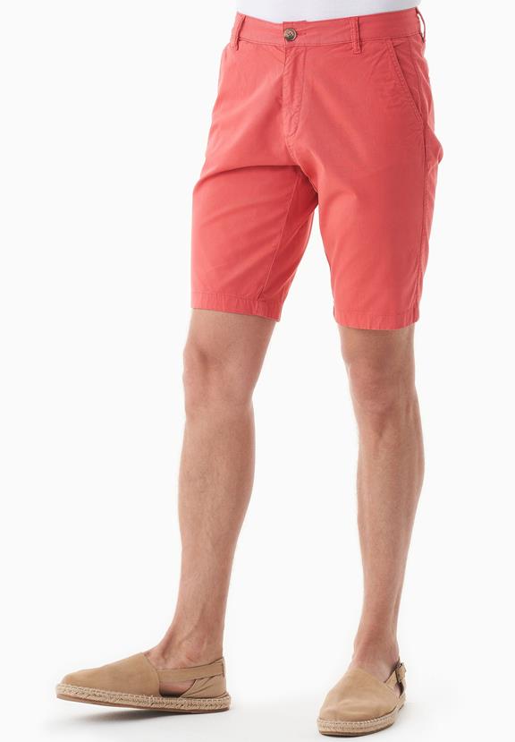 Slim-Fit Shorts Stralend Rood from Shop Like You Give a Damn