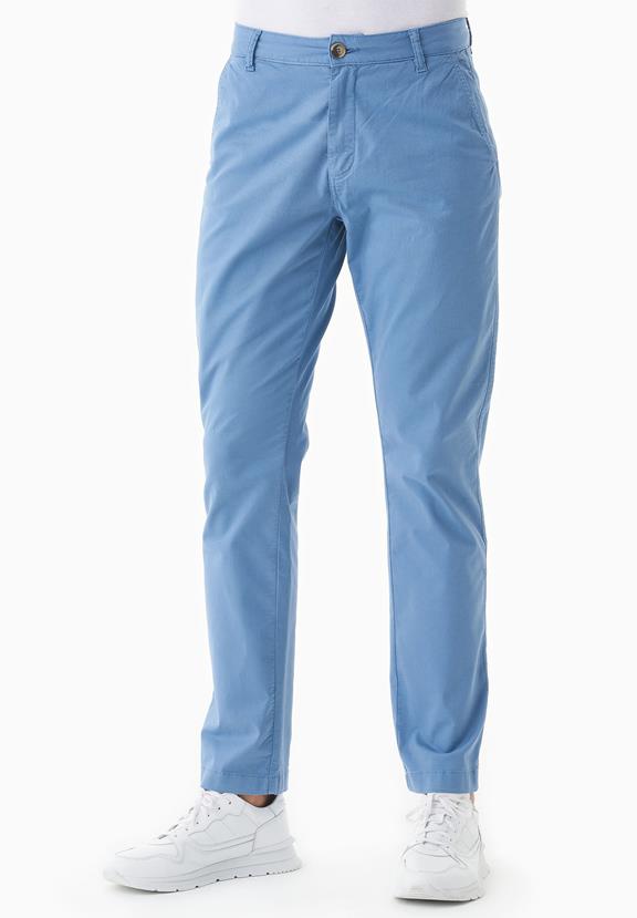 Slim-Fit Pants Coronet Blue from Shop Like You Give a Damn