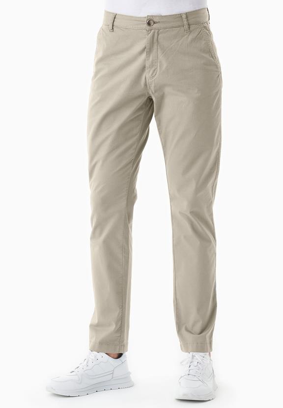 Slim-Fit Pants Feather Beige from Shop Like You Give a Damn