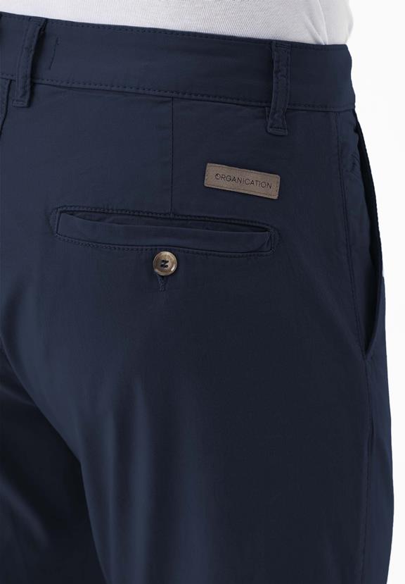 Slim-Fit Broek Marineblauw from Shop Like You Give a Damn