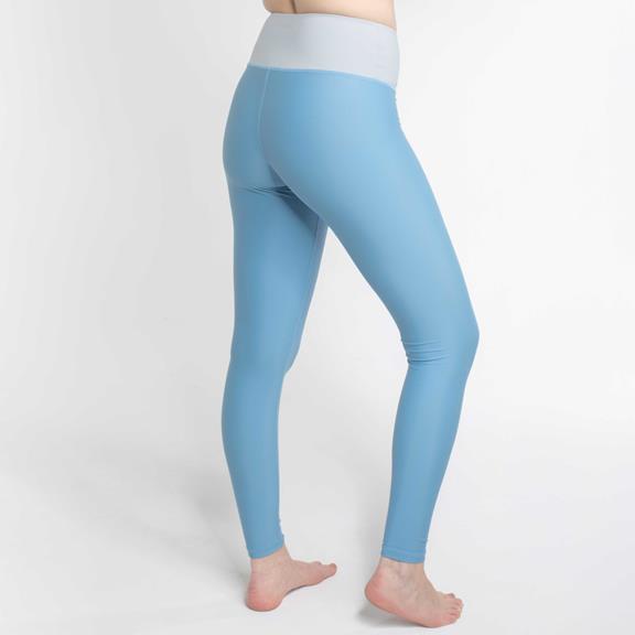 Leggings Mit Hoher Taille In Himmelblau 3