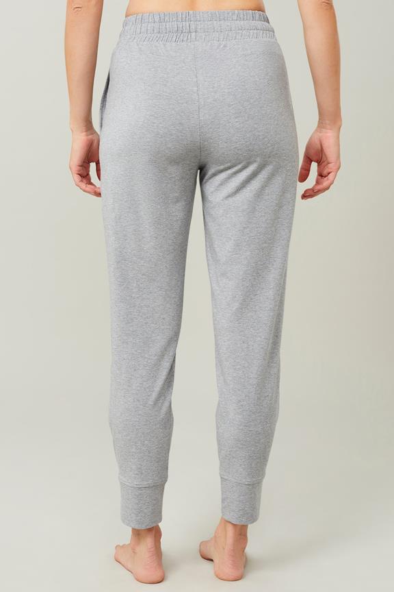 Cuffed Track Pants Melange Grey from Shop Like You Give a Damn