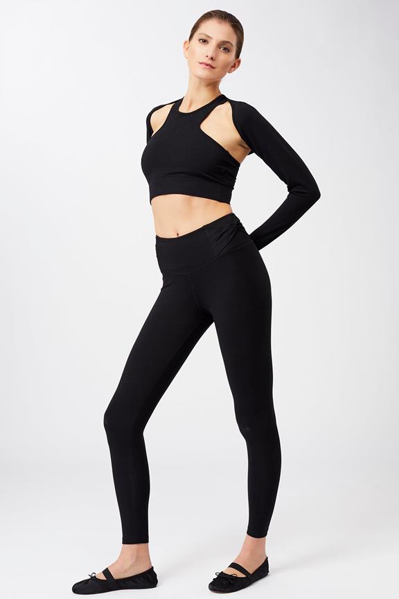 Cropped Shrug Black from Shop Like You Give a Damn