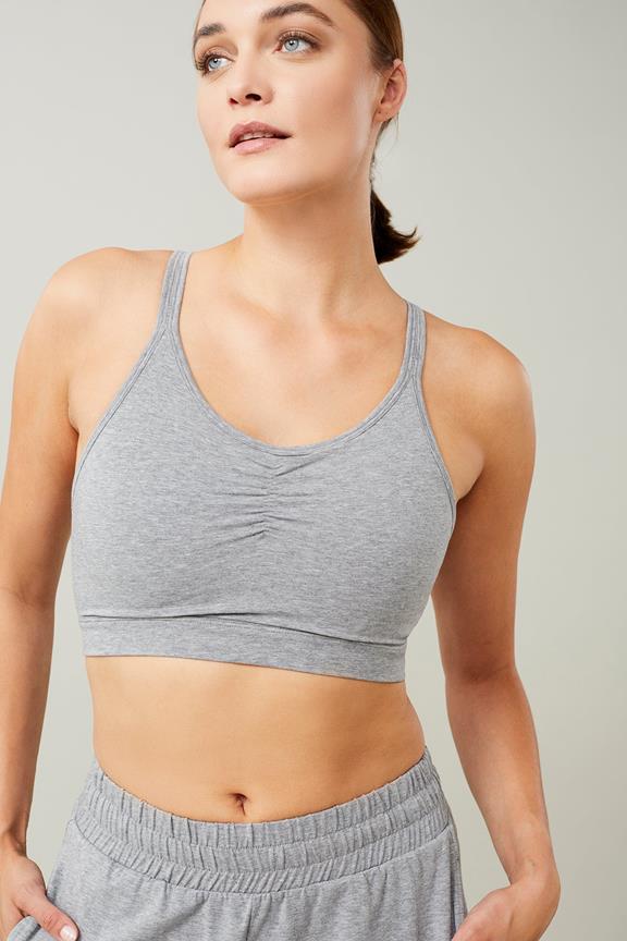 Infinity Bra Melange Grey from Shop Like You Give a Damn