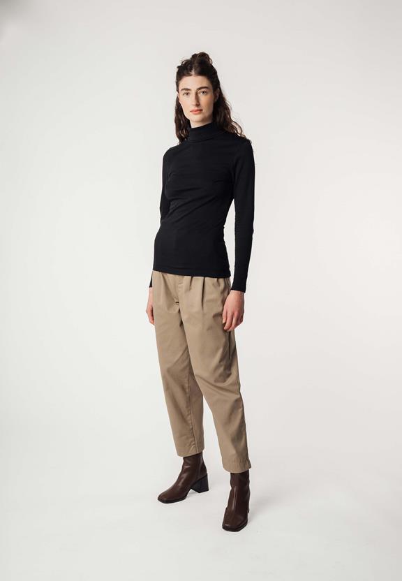 Turtleneck Shirt Anchal Black from Shop Like You Give a Damn