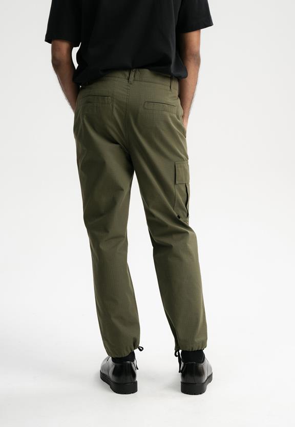 Cargo Pants Rajesh Dark Olive from Shop Like You Give a Damn