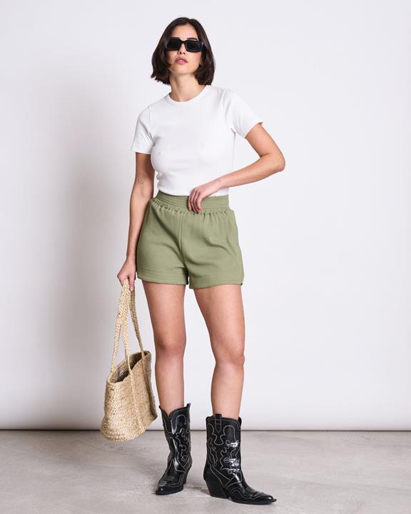 Korte Broek Loures Pale Olive from Shop Like You Give a Damn