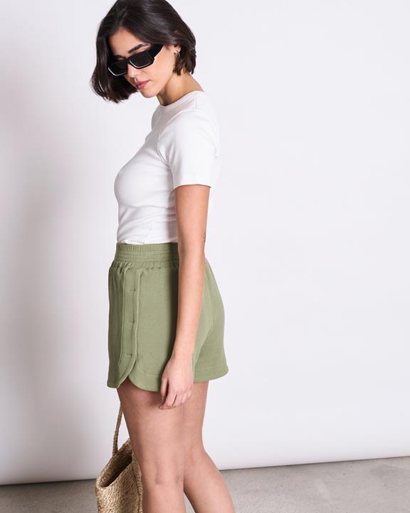 Korte Broek Loures Pale Olive from Shop Like You Give a Damn