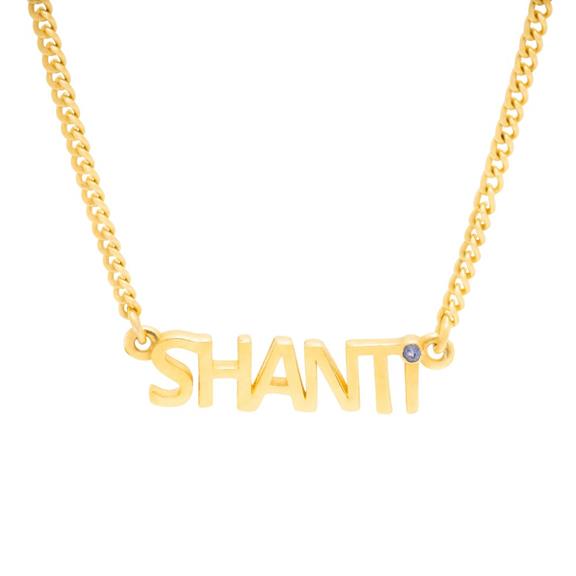 Shanti Necklace Gold Plated 1