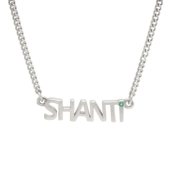 Shanti Necklace Silver 1
