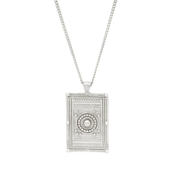 Necklace Kasha Pendant Silver via Shop Like You Give a Damn